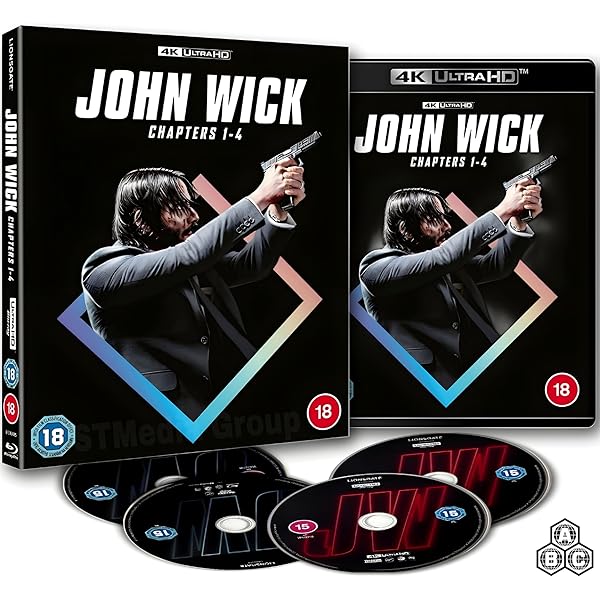 Amazon.com: John Wick 1 - 4 Box Set (BLURAY) [Blu-ray] : Movies & TV